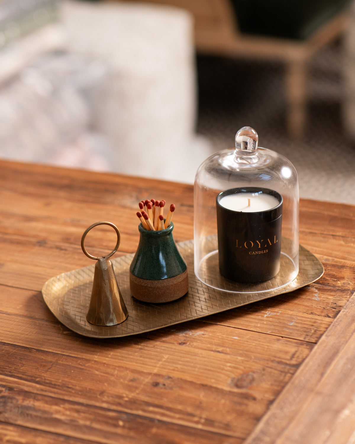 GLASS DOME CANDLE COVER