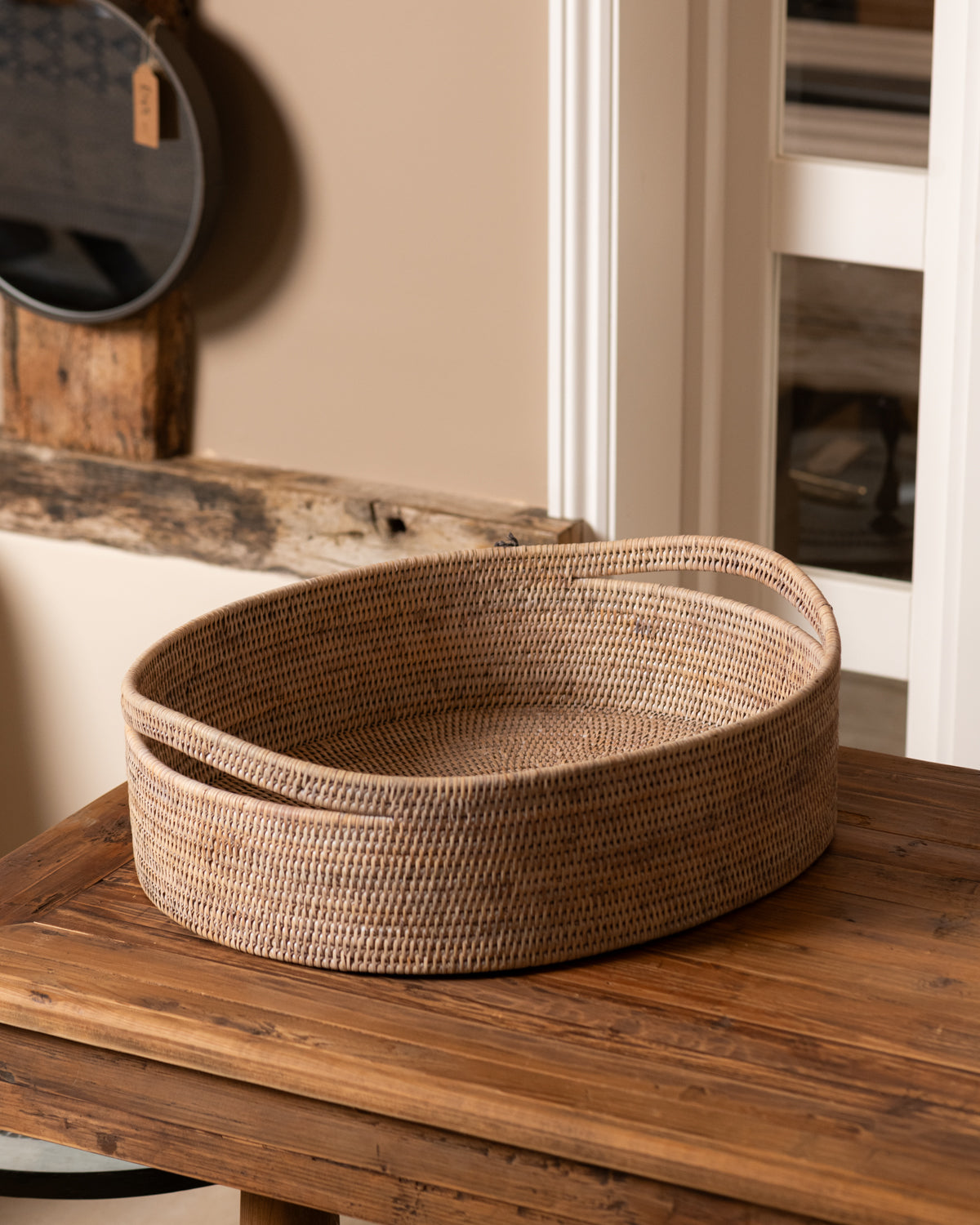 Oval Rattan Storage Basket 3 sizes
