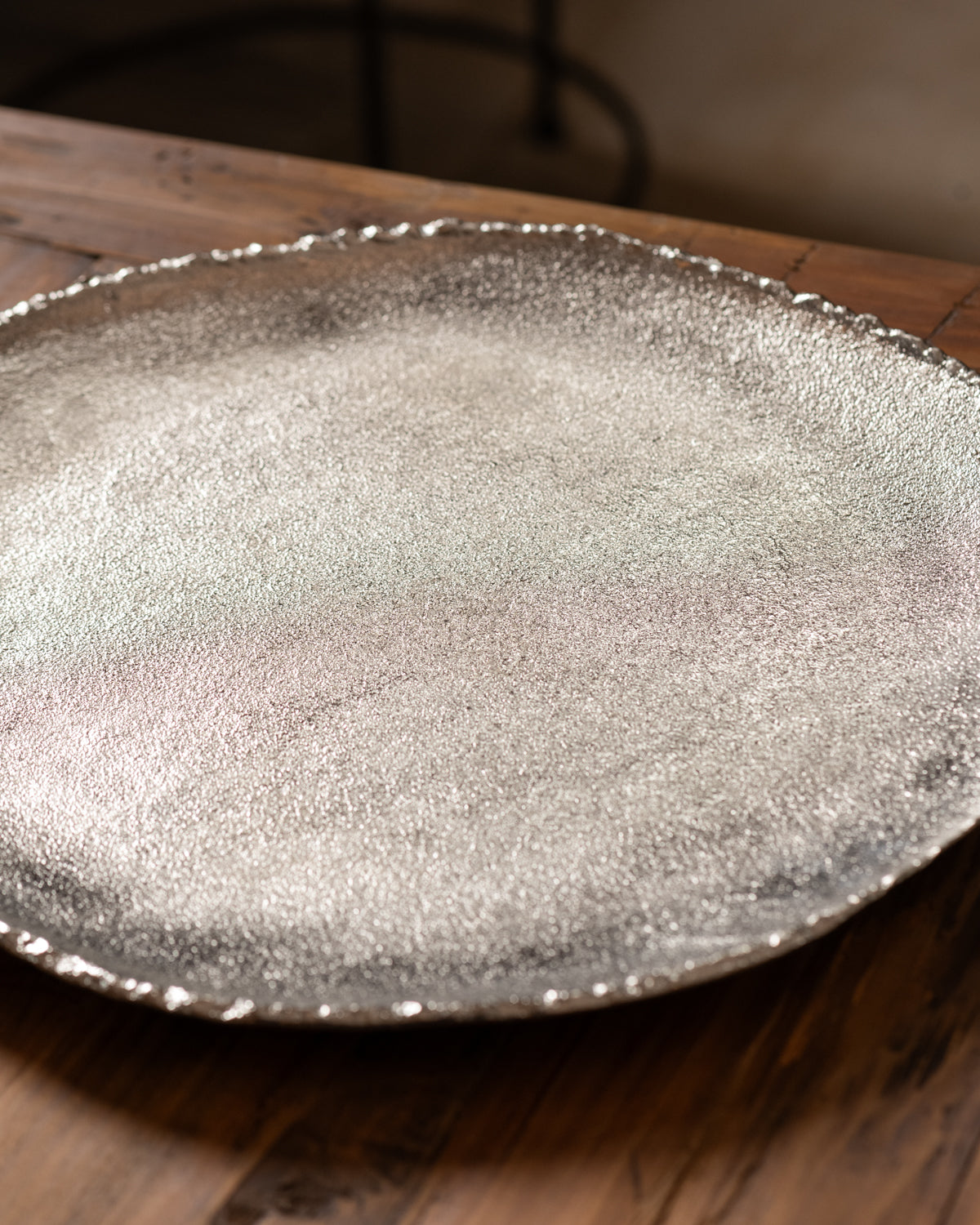 Round Tray 40cm XIBOR Nickel