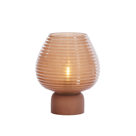 Table lamp LED 27cm ALENNA brown