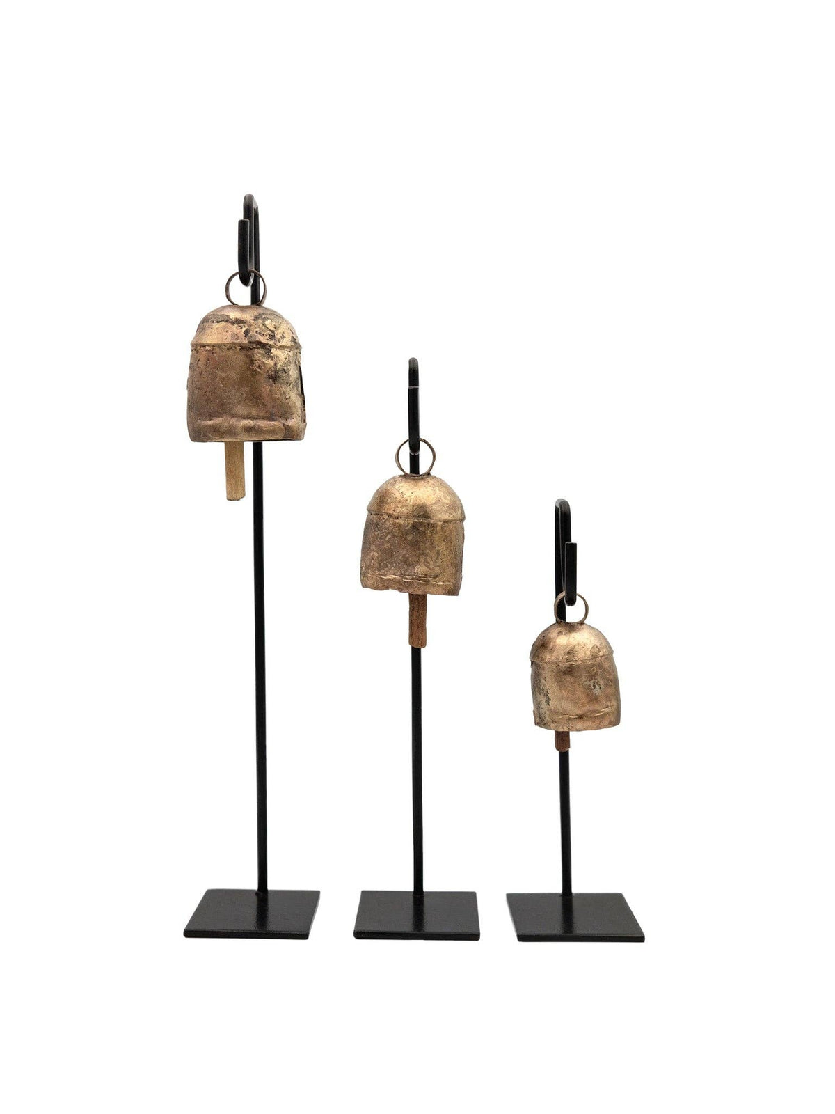 Cow Bells with Iron Stands