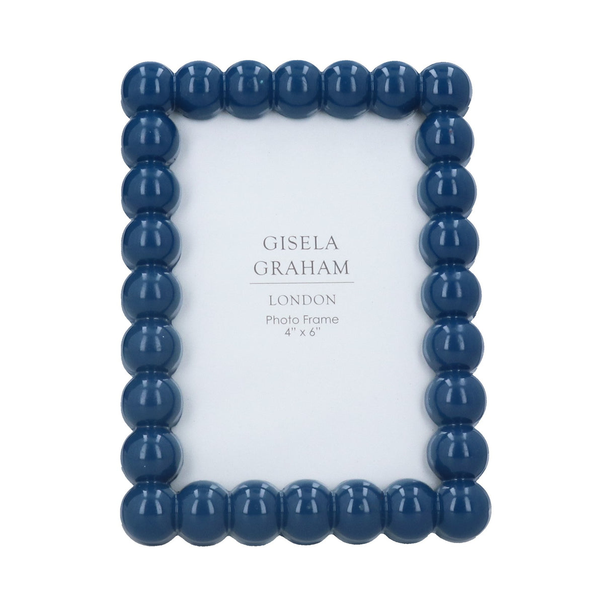Navy Gloss Bobble picture frame - 2 sizes
