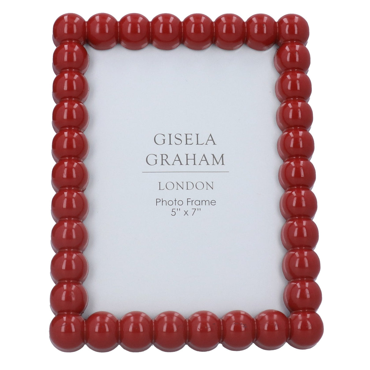 Burgundy Gloss Bobble picture frame - 2 sizes