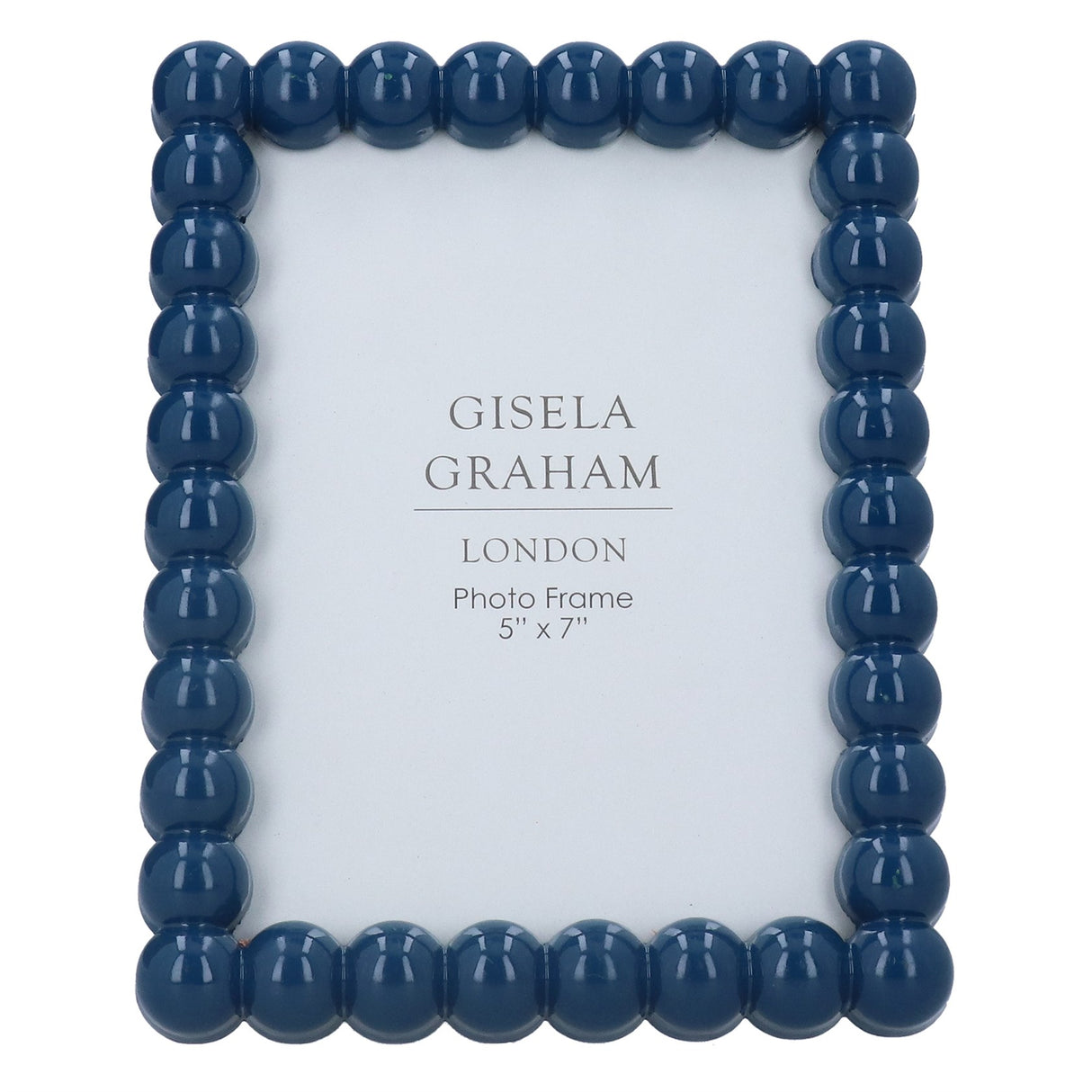 Navy Gloss Bobble picture frame - 2 sizes