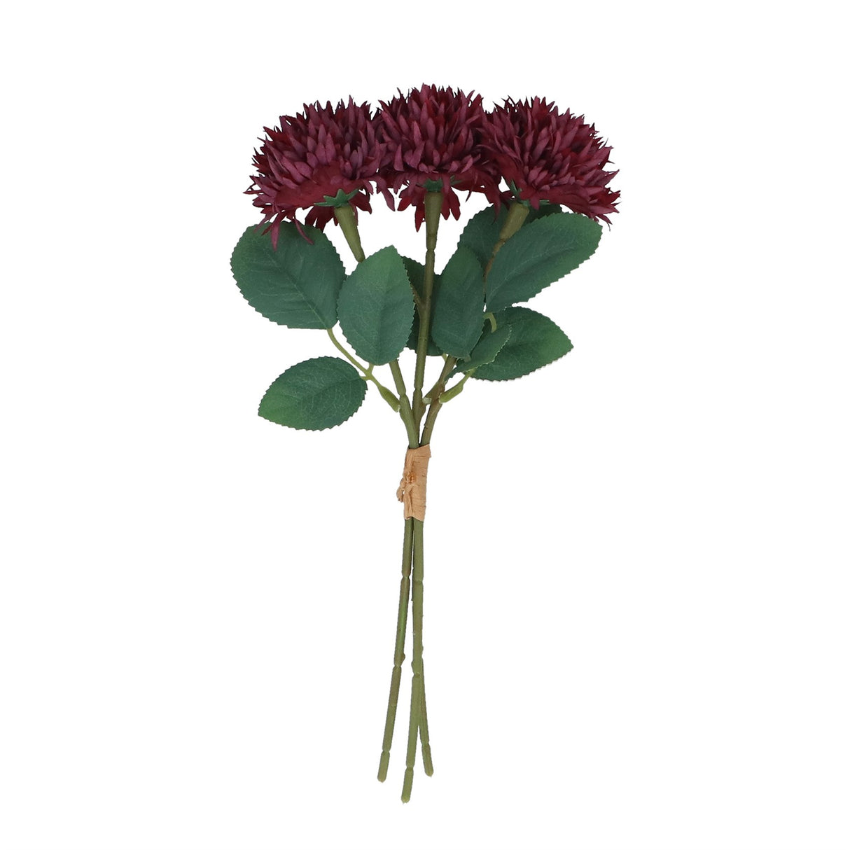 Bunch/3 Pick 29cm - Mulberry Mini Dahlias
