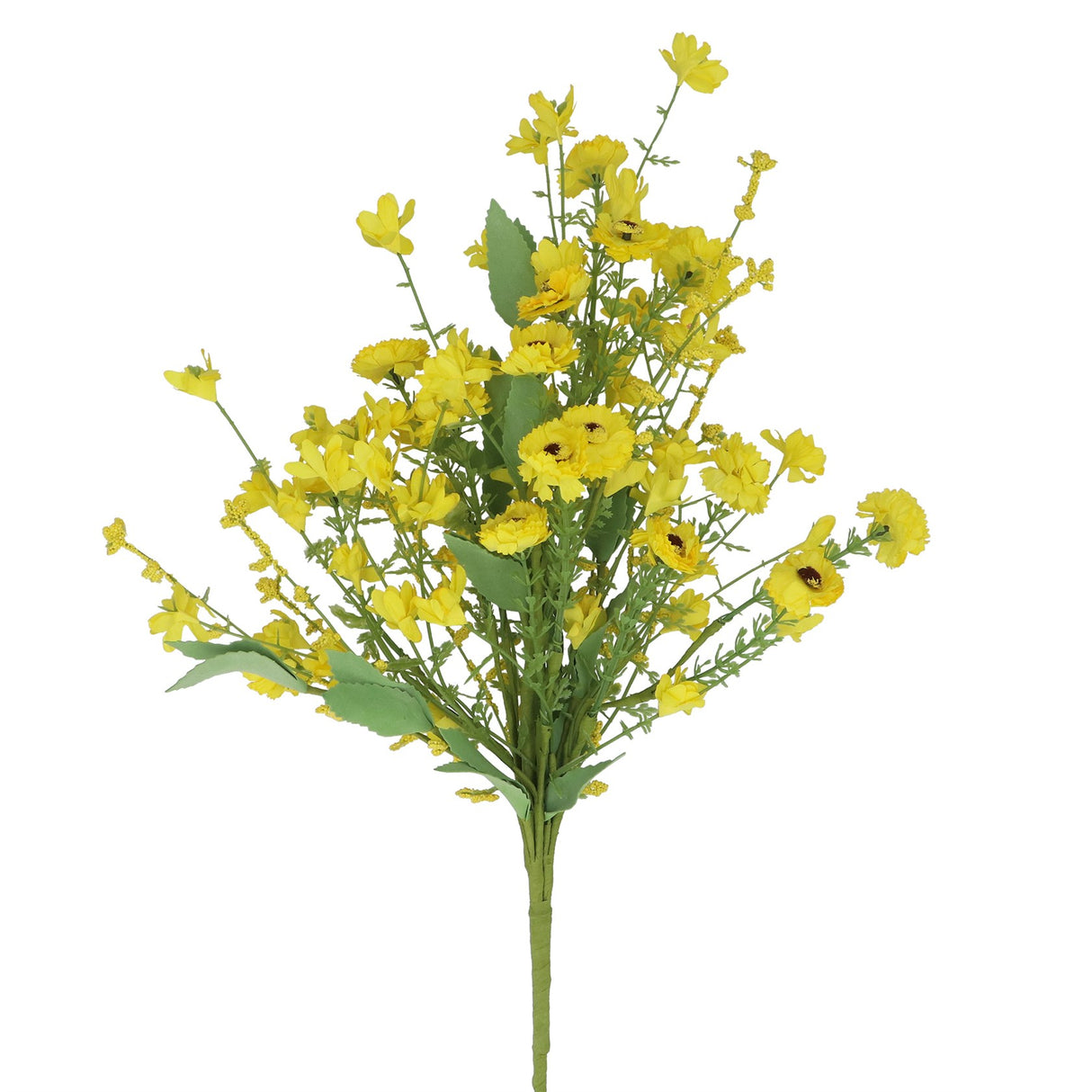 Mixed Yellow Flowers Floral Spray, 54cm