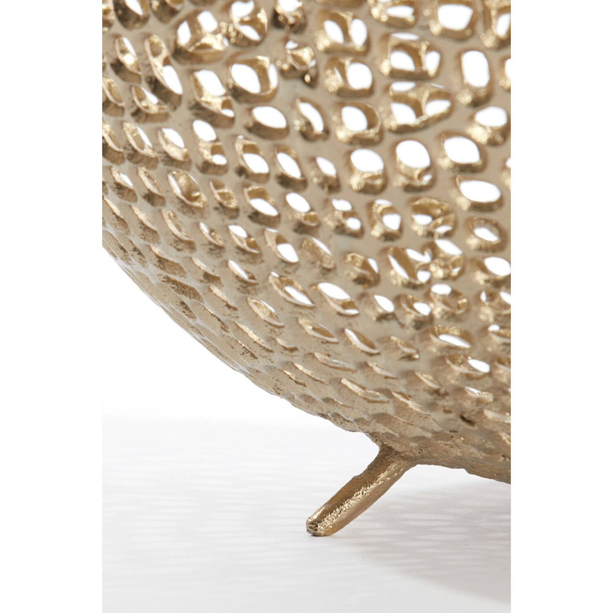 Murcia Aluminium Antique Gold Decorative Bowl 2 sizes