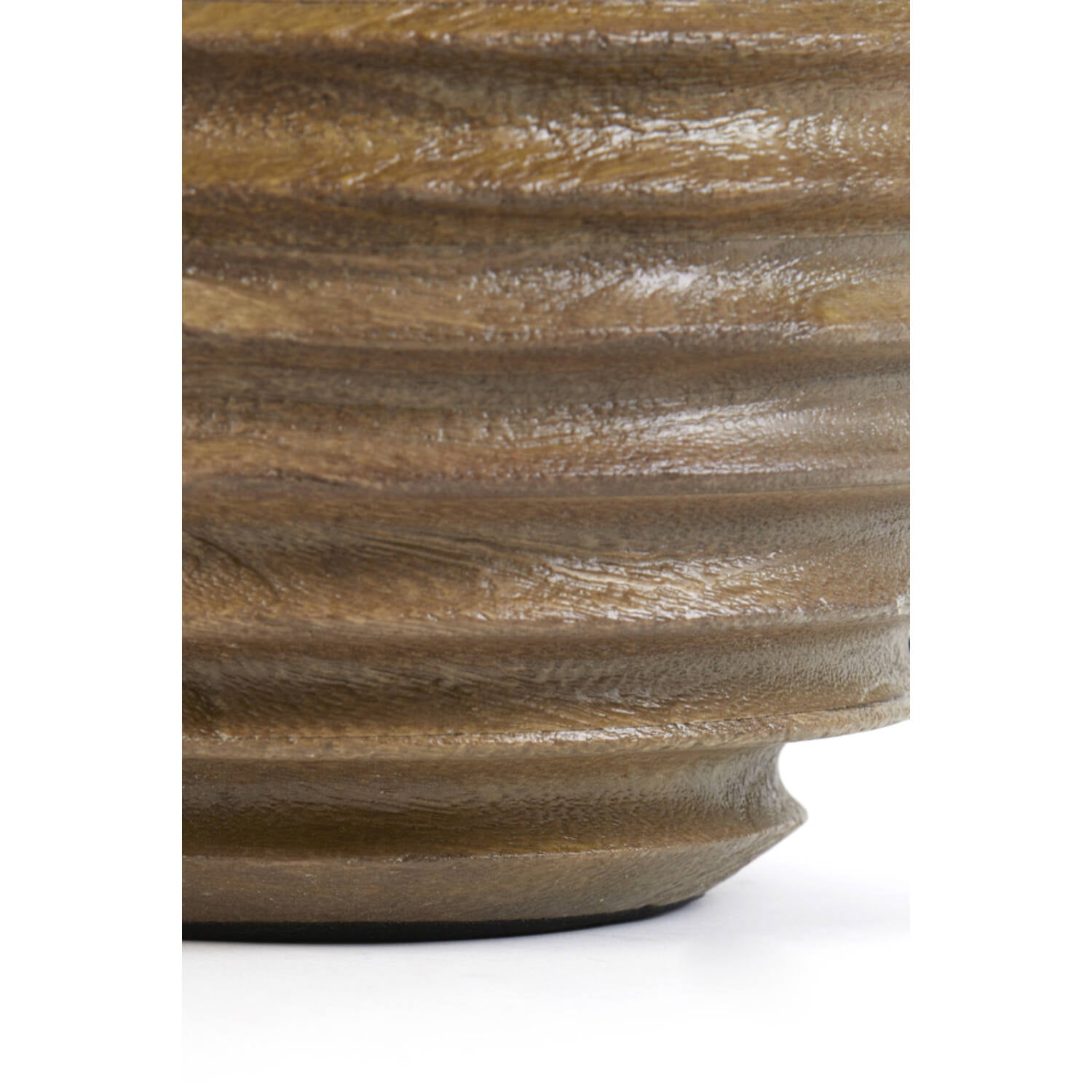 Lamp base RENZO wood matt brown