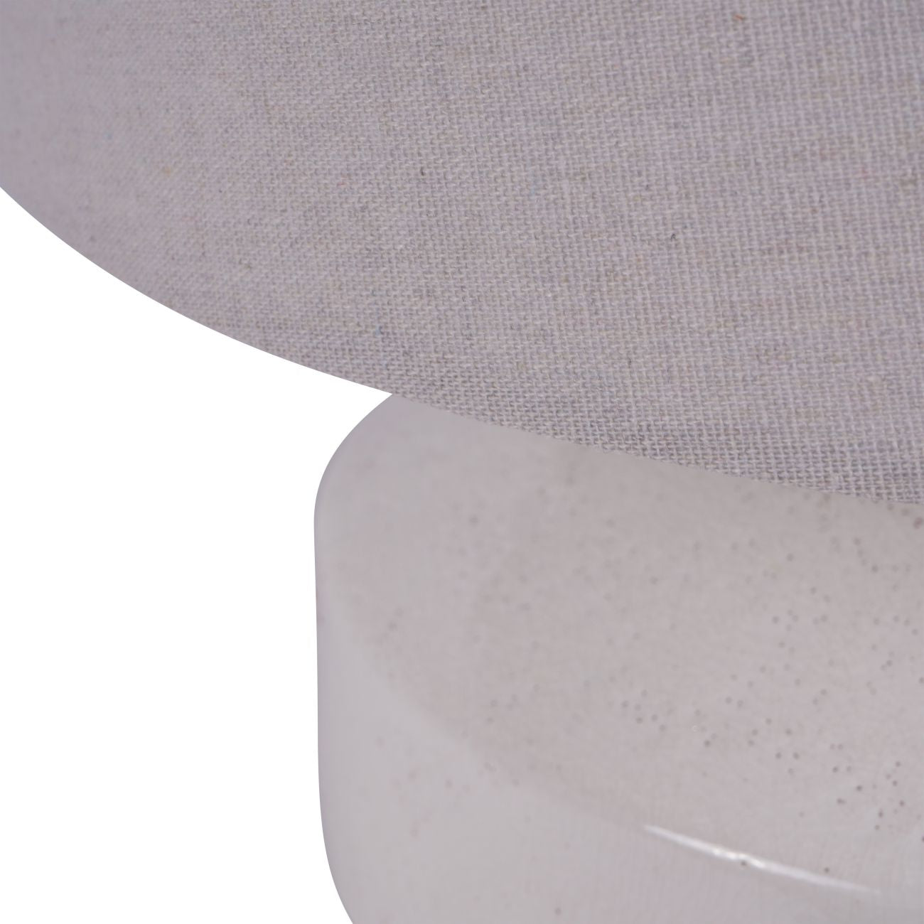 Libra San Sebastian Terracotta Table Lamp White