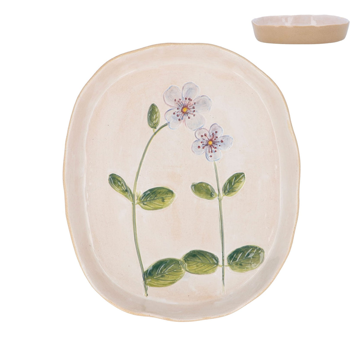 Stoneware Shallow Dish - Meadow