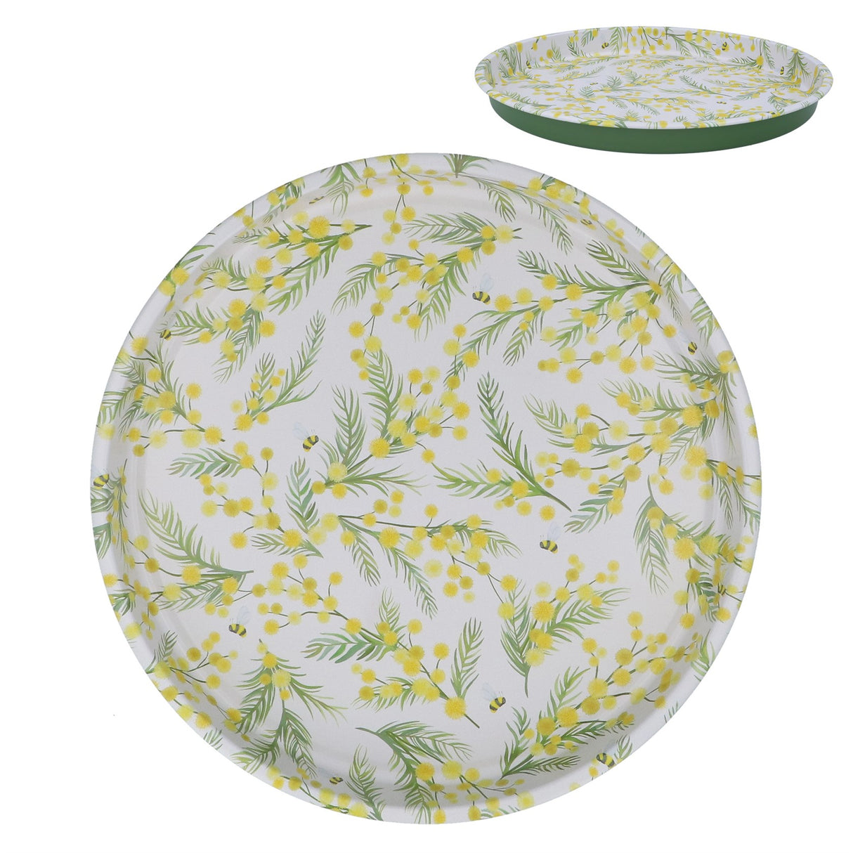 Metal Tray 33cm - Mimosa