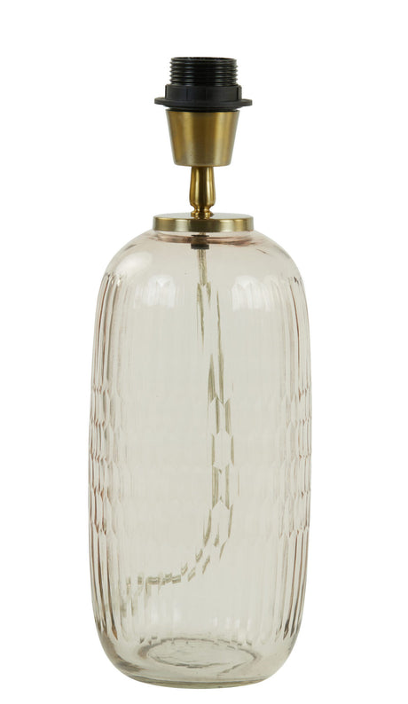 DILANO Glass Light Pink Lamp (base only)