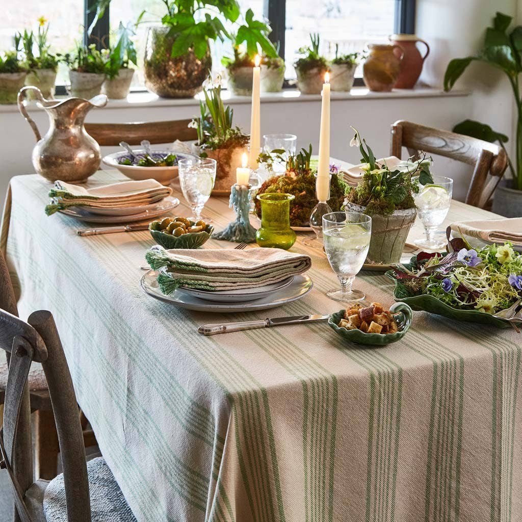 Antibes Green Tablecloth - 2 Sizes