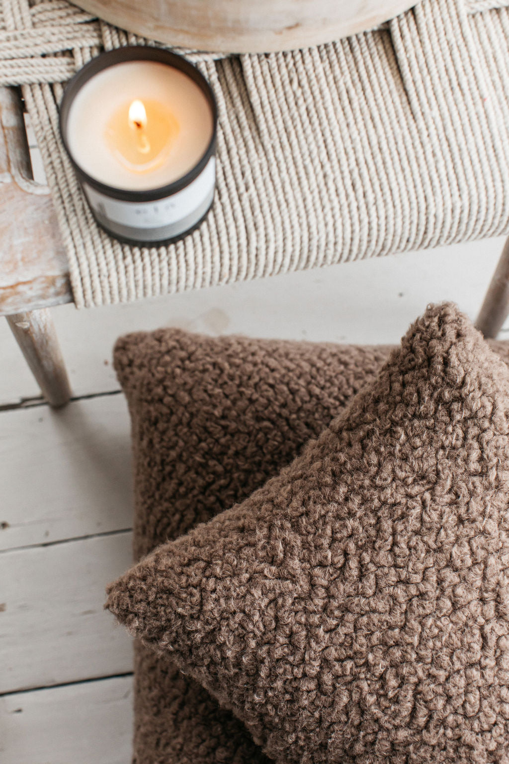 LUFT TEDDY FLEECE CUSHION - 2 SIZES