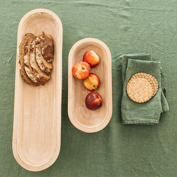 Mo Mango Wood Serving Bowl Large 60x17x6cm