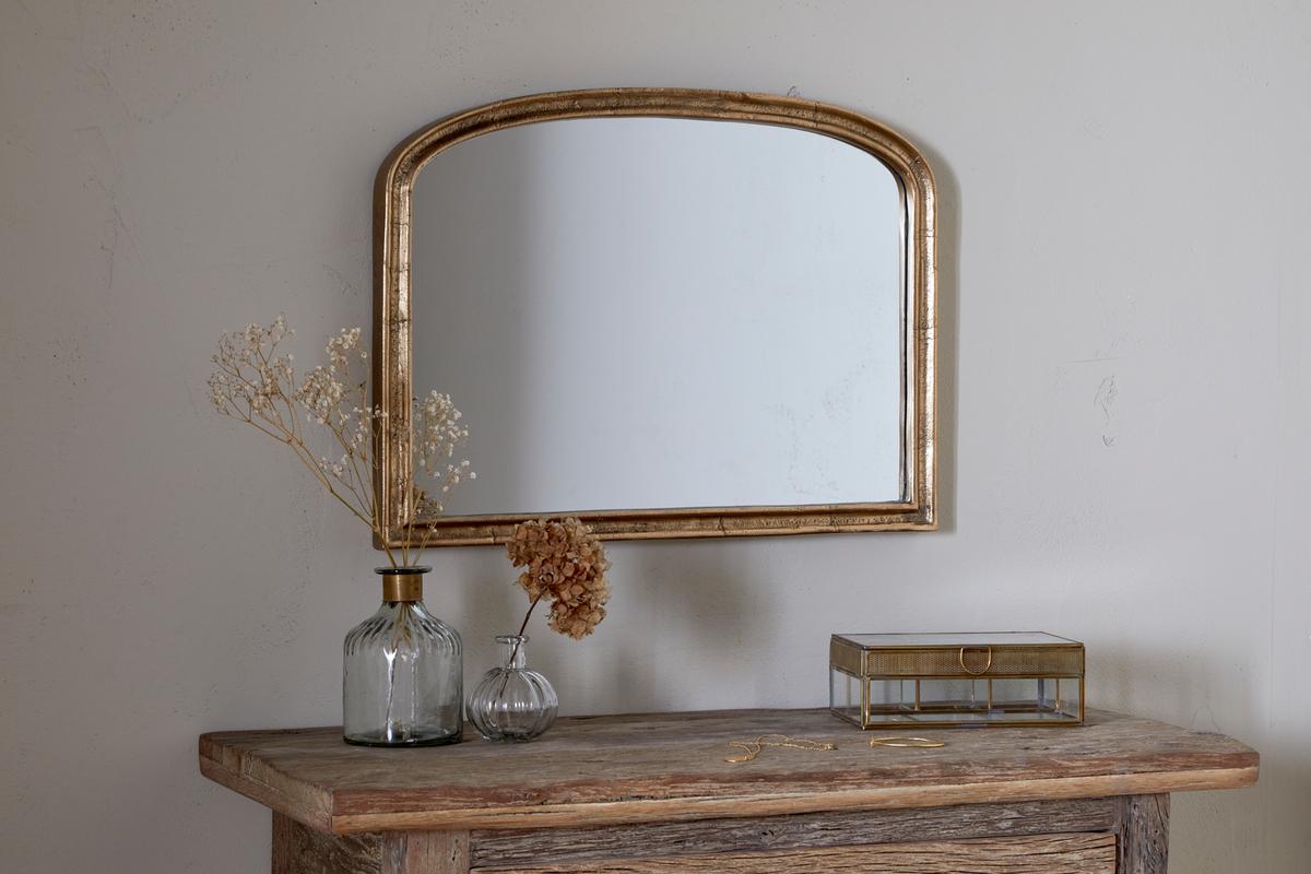 Almora Wall Mirror - Antique Brass - Extra Small