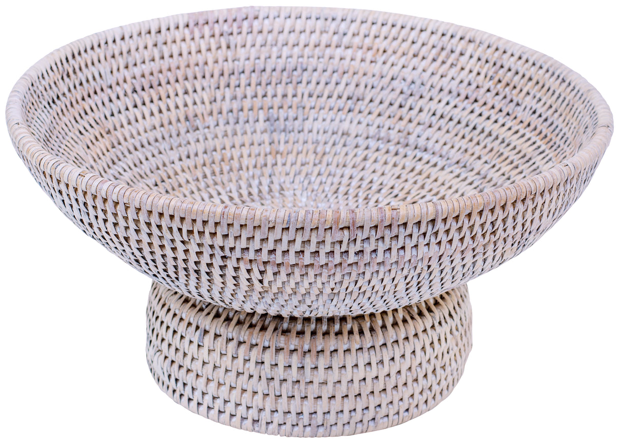RATTAN ROUND FRUIT TRAY