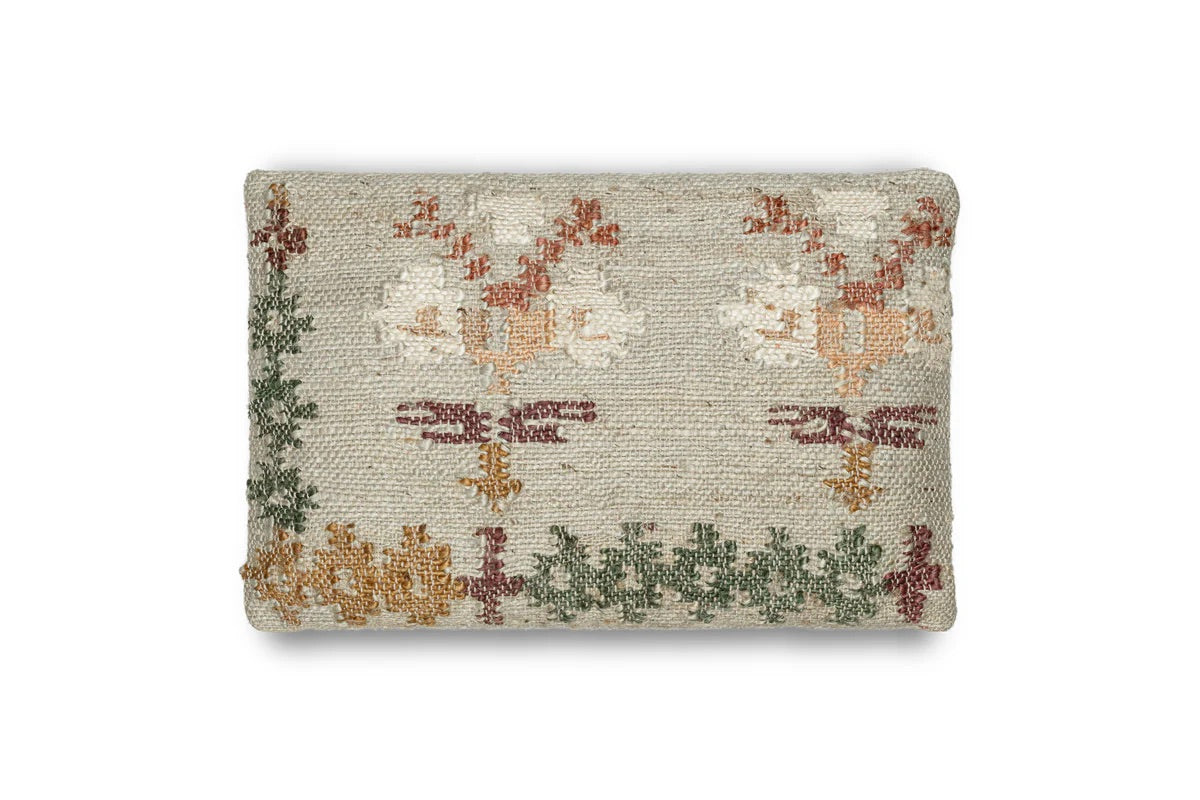 NKUKU - Dantri Jute & Cotton Cushion Cover - Soft Grey 60X40cm