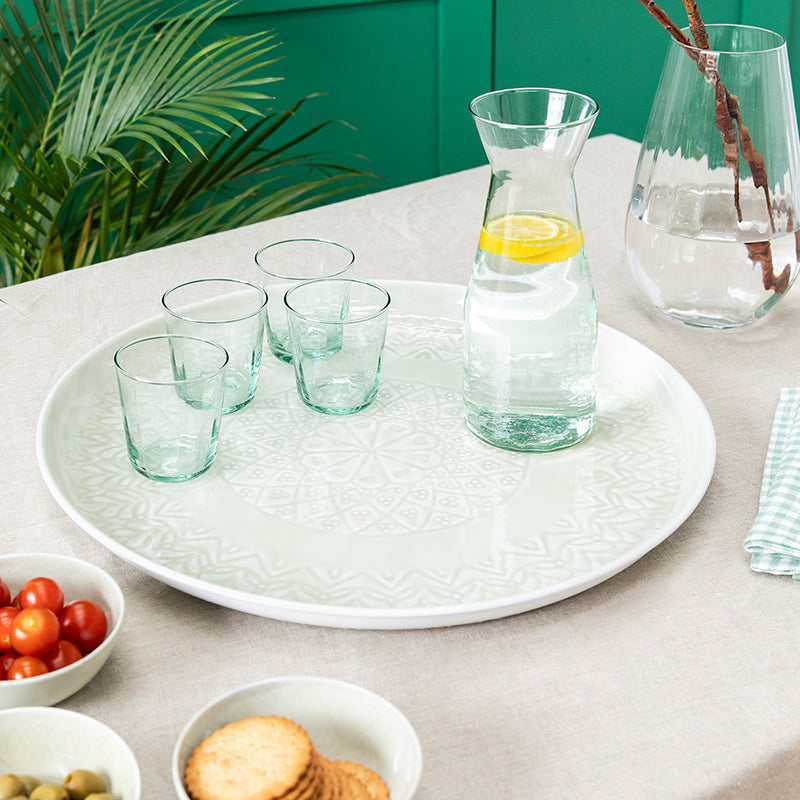 GARDEN TRADING, FISKARDO ROUND TRAY CLAY