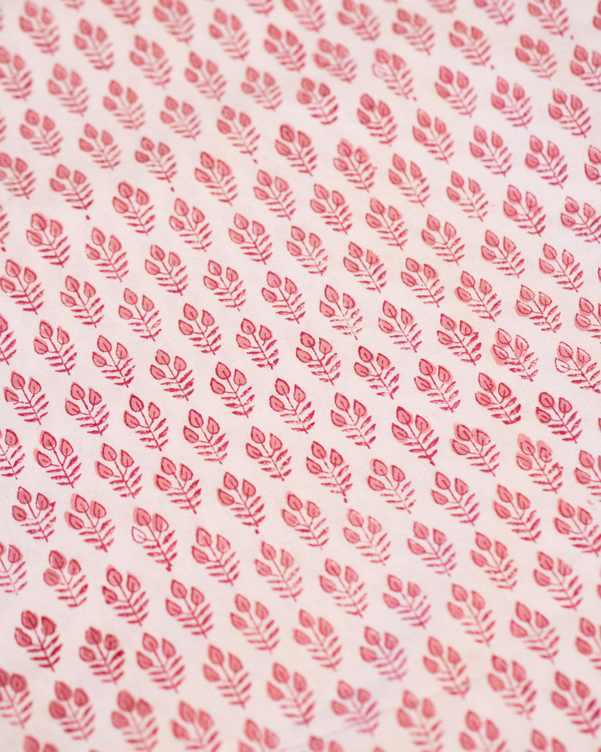 Pretty in Pink Cotton Hand Block Printed Tablecloth - 4 sizes