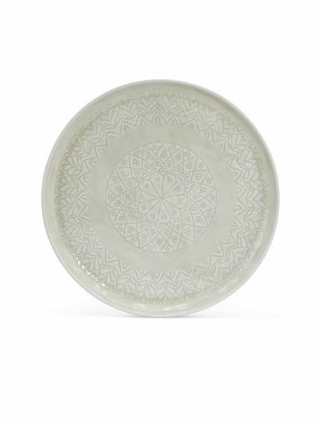 GARDEN TRADING, FISKARDO ROUND TRAY CLAY