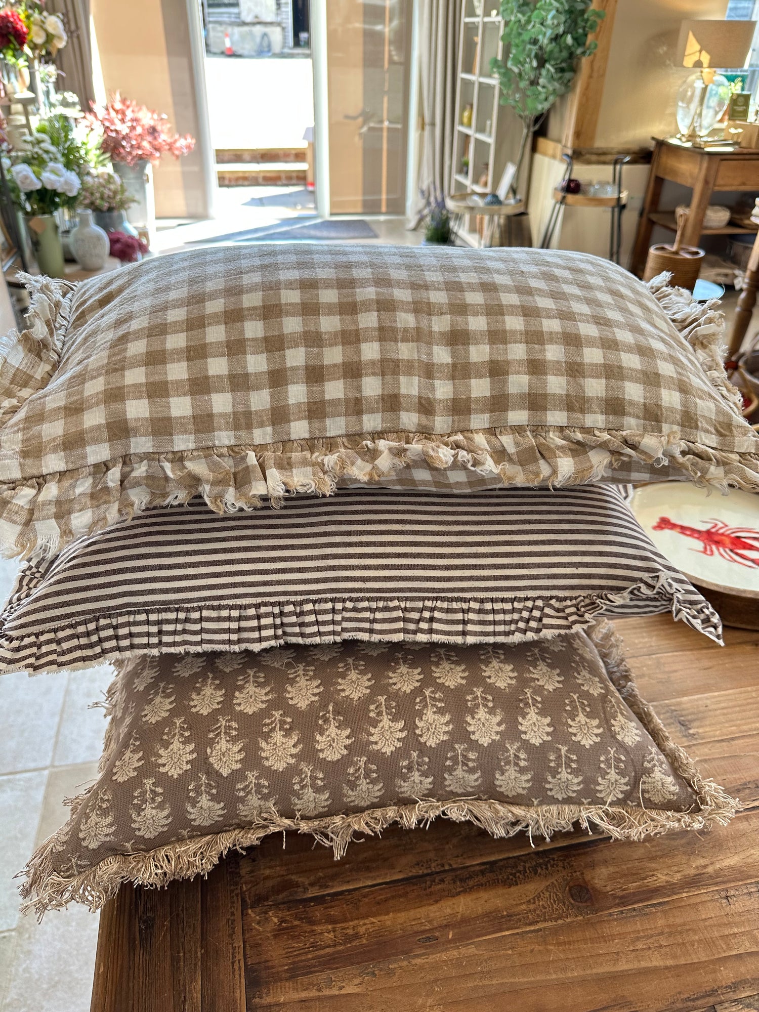 Malini Sarika Natural Cushion