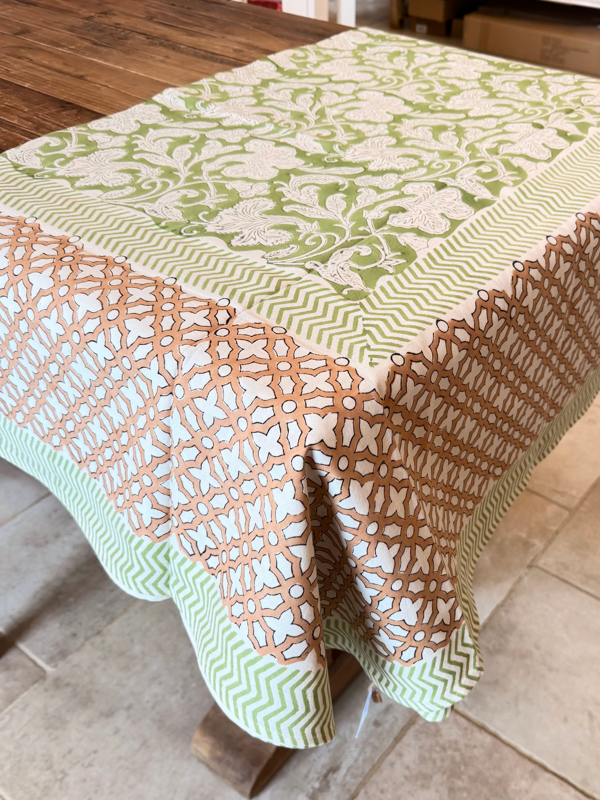 VASANT - Green Beige Floral