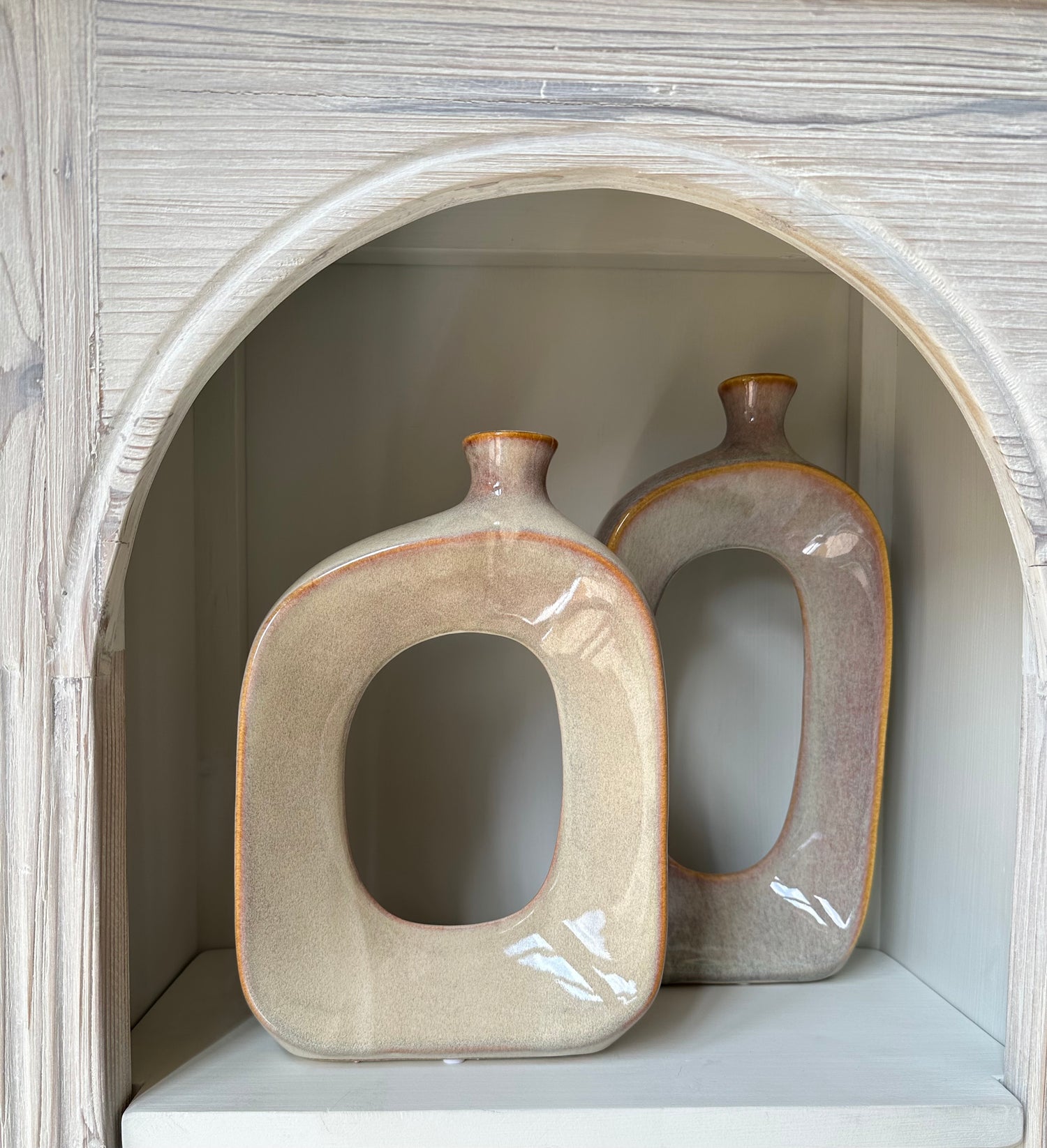 Sabbia Collection Hollow Vase - 2 sizes