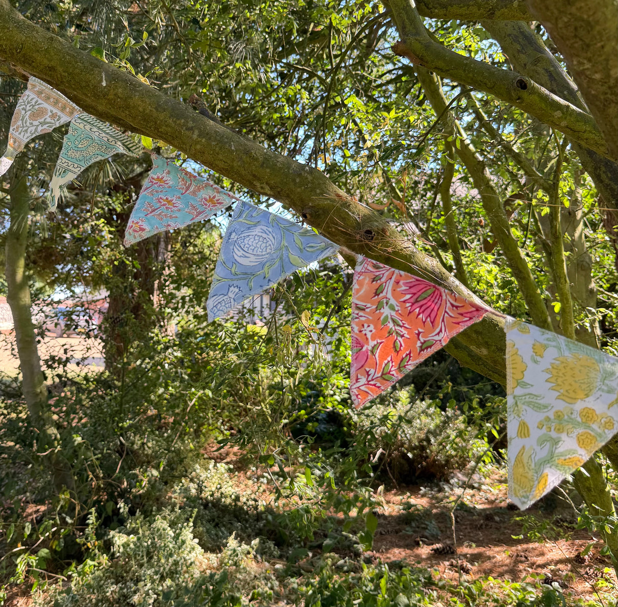 Bunting Cotton Hand Block Print