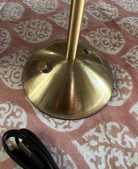 Metal LED Table Lamp - Rechargeable Duck Egg