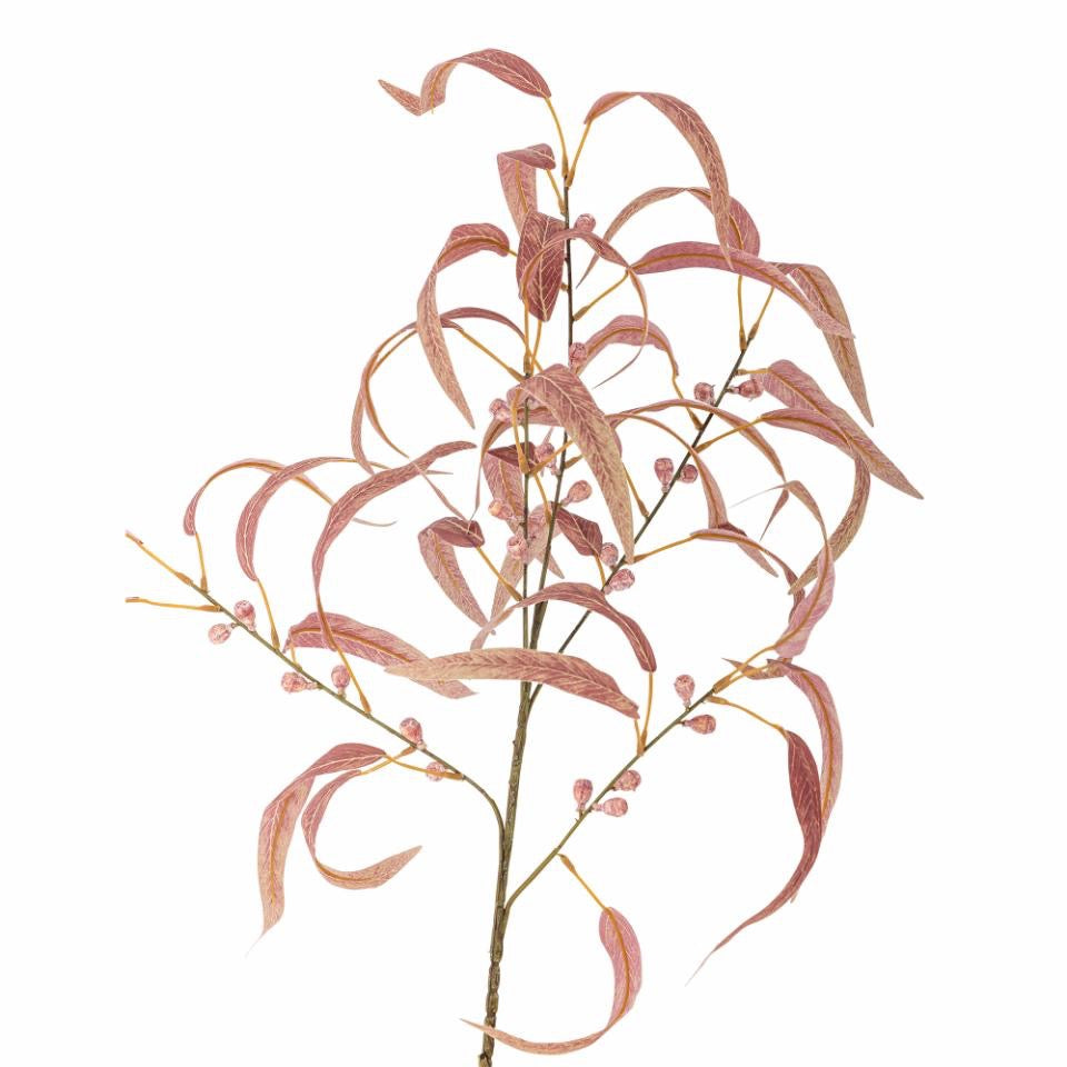 Eucalyptus Stem, Red, Artificial Flowers