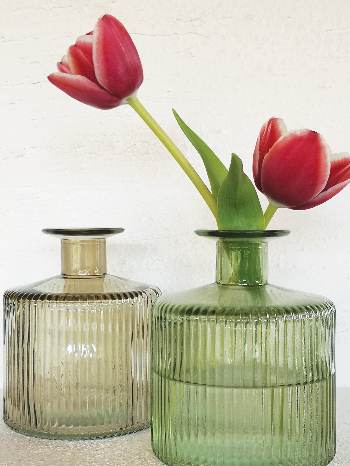 BOTTLE VASE NICO CLEAR 9x11cm