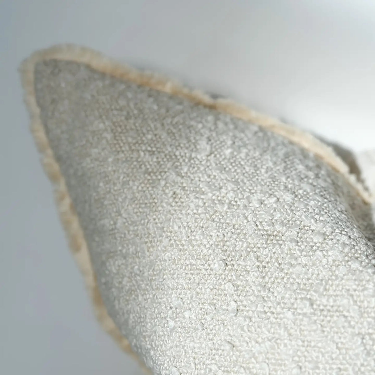 Sofia Cream Boucle Cushion 45cm