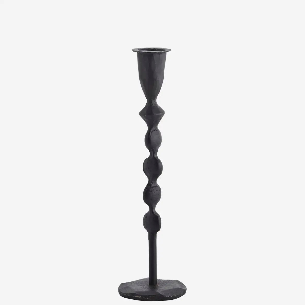 HAND FORGED IRON CANDLE HOLDER