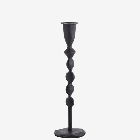 HAND FORGED IRON CANDLE HOLDER