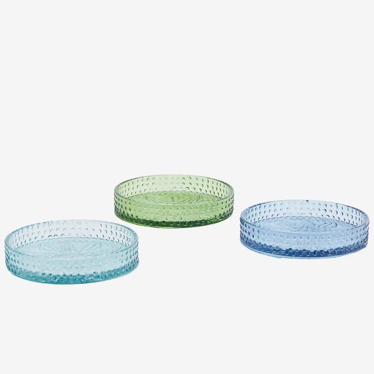 3 colours/Glass Tray