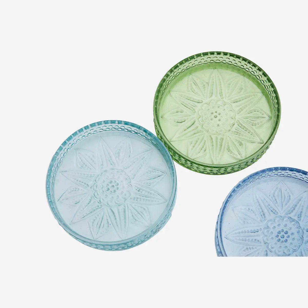 3 colours/Glass Tray