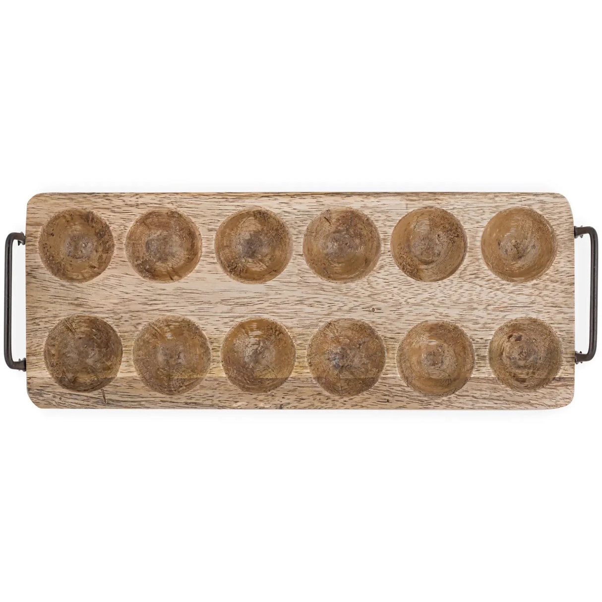 NKUKU - Anda Mango Wood Egg Holder - Natural