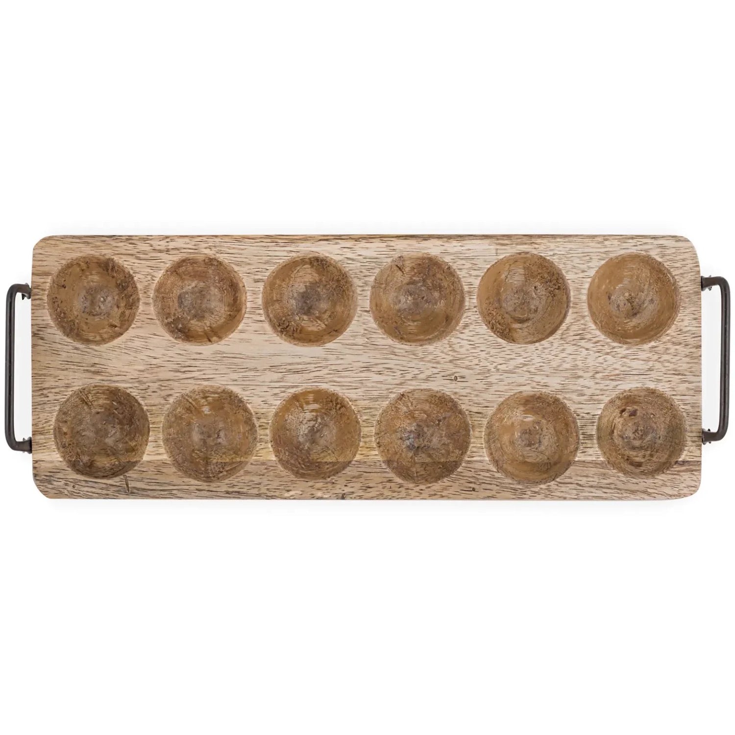 NKUKU - Anda Mango Wood Egg Holder - Natural