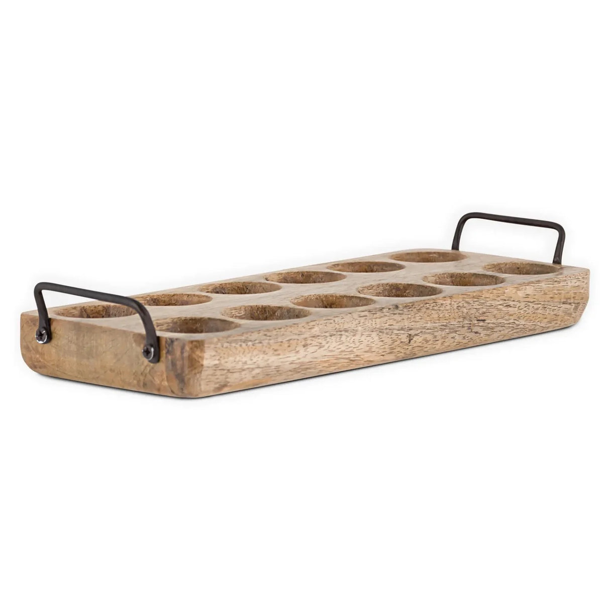 NKUKU - Anda Mango Wood Egg Holder - Natural