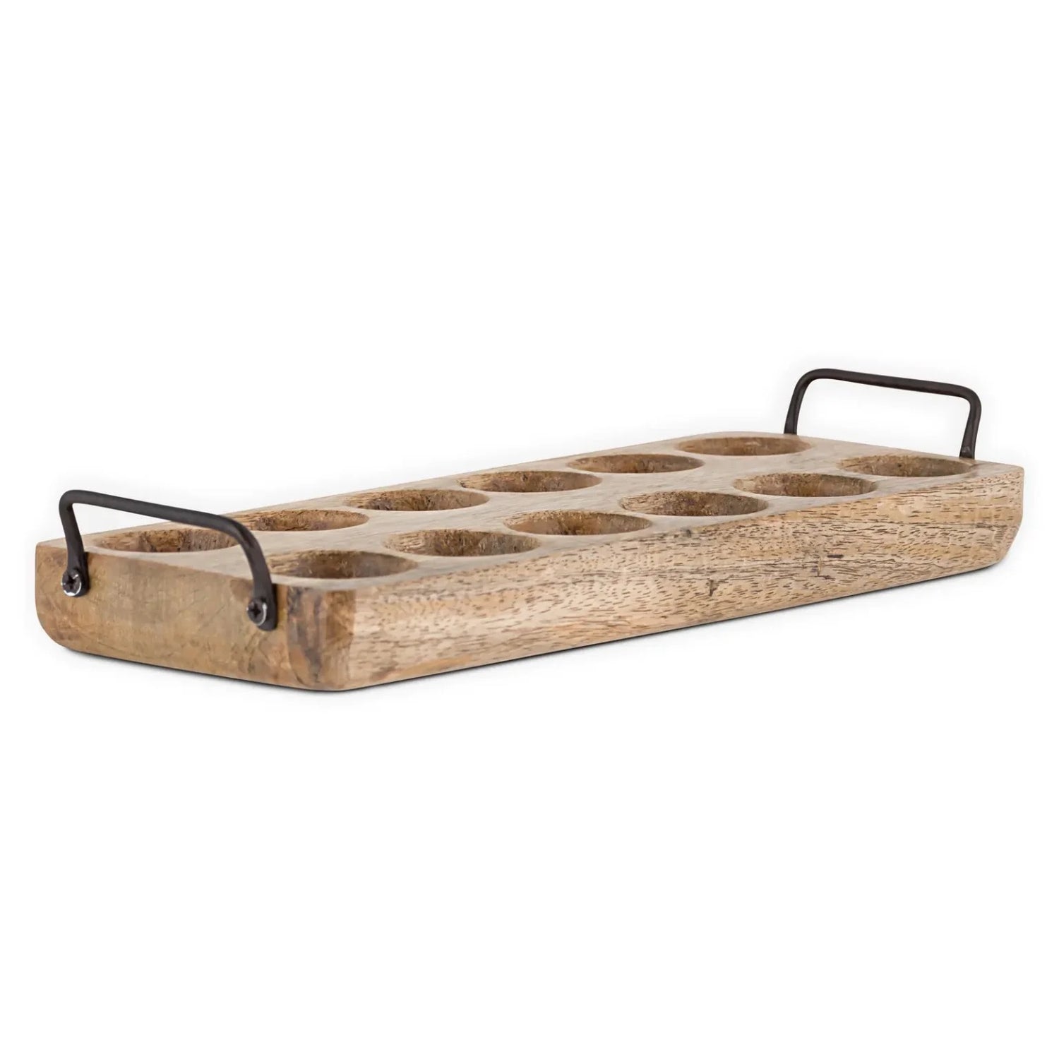 NKUKU - Anda Mango Wood Egg Holder - Natural