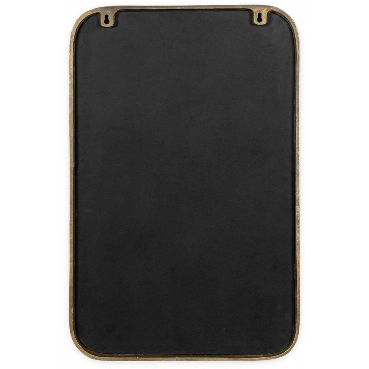 NKUKU Ungura Rounded Mirror - Antique Brass - Small