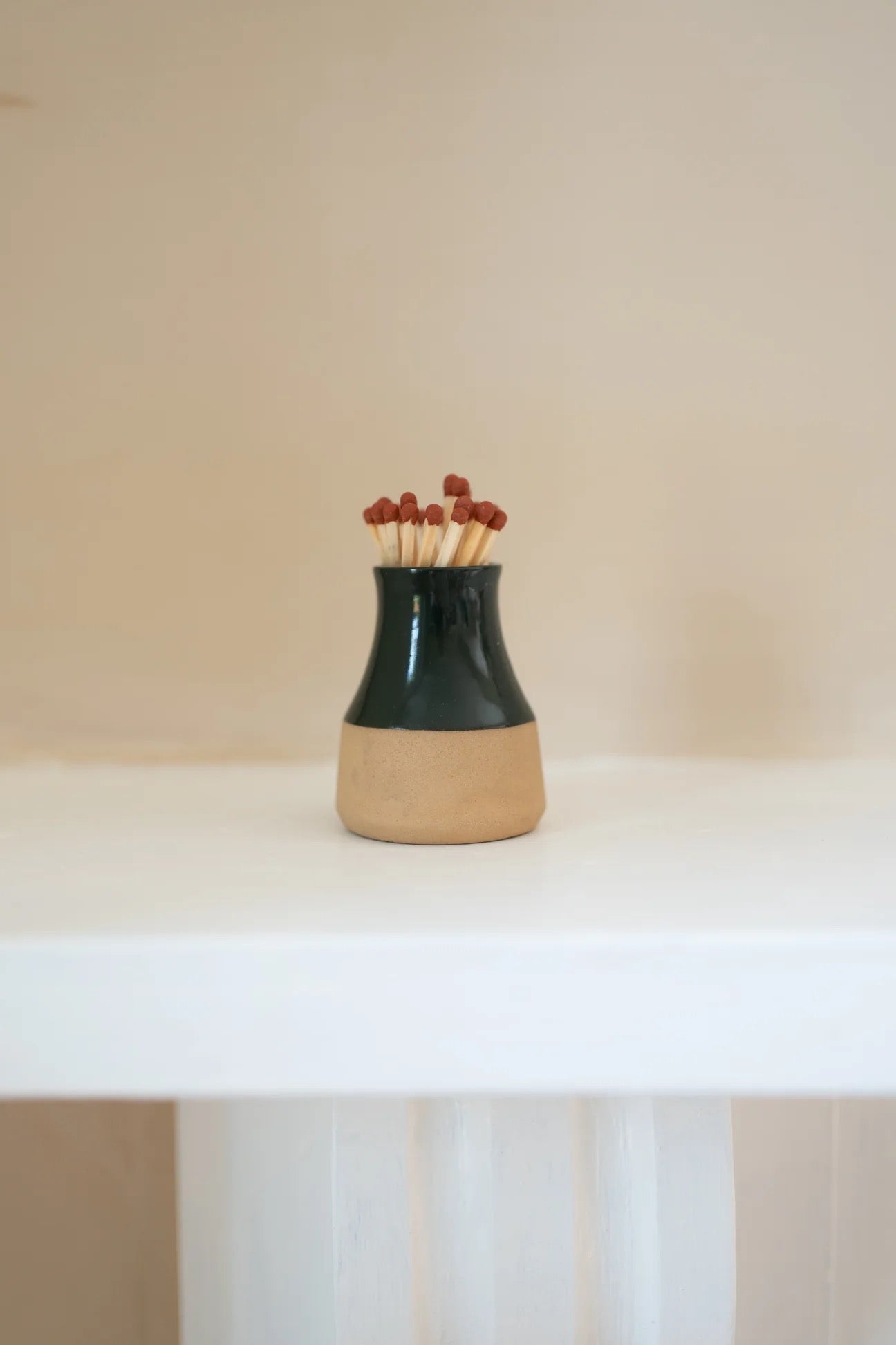 Milk Bottle Match Striker in Forest Green