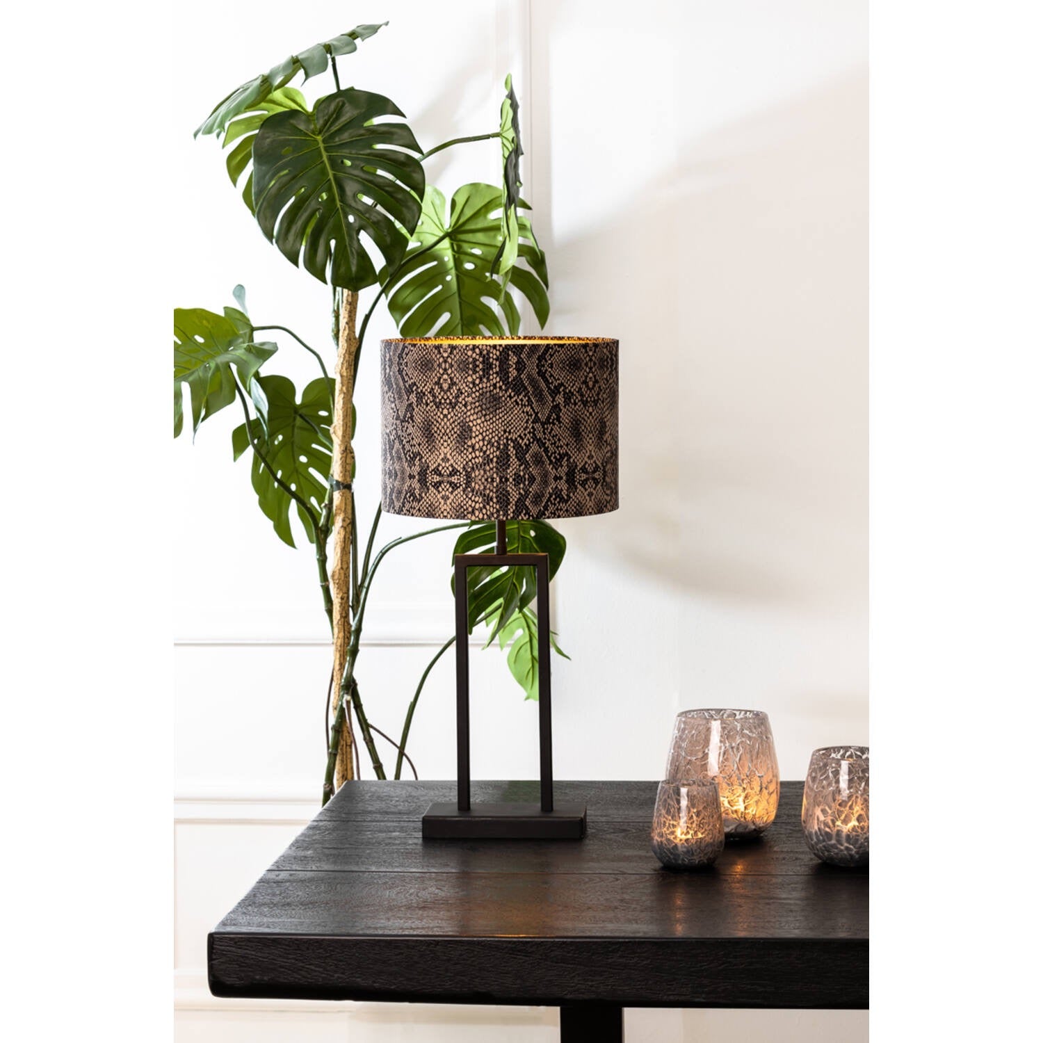 Lamp base 41cm SHIVA Matt Black- Base Only