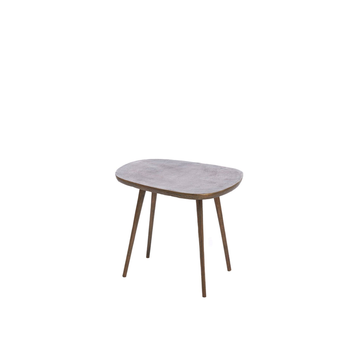 Side table 56cm PUNO antique bronze