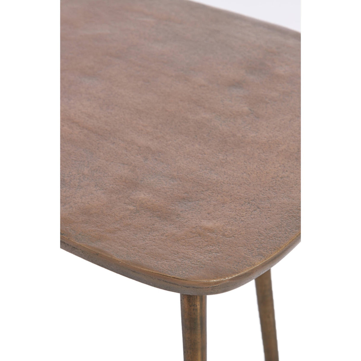 Side table 56cm PUNO antique bronze