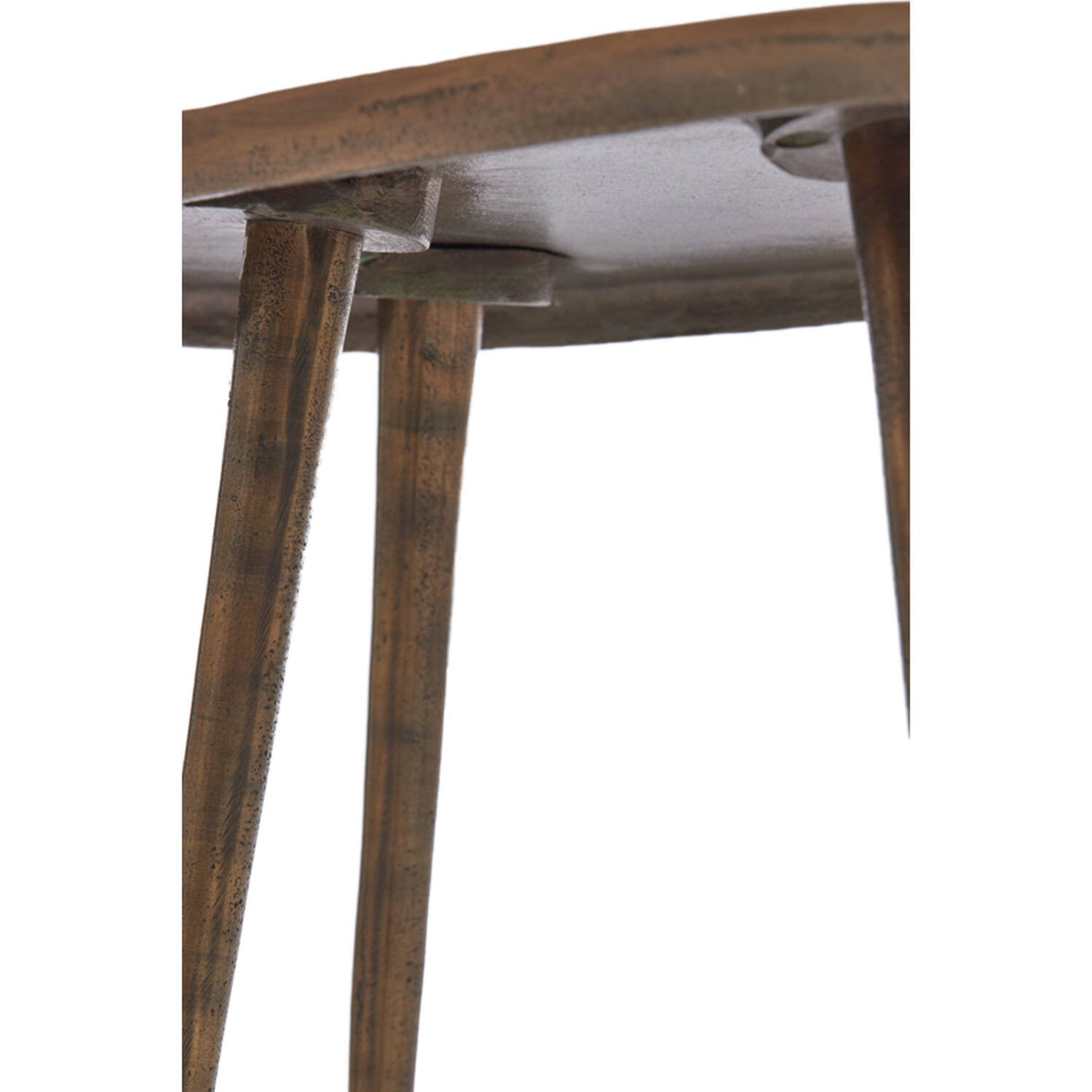 Side table 56cm PUNO antique bronze