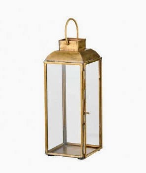 NKUKU Maro Brass Lantern