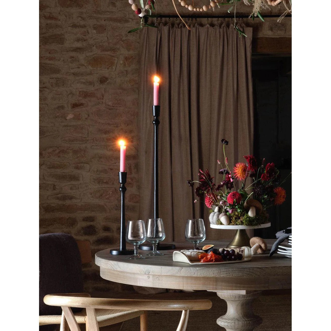 WESTCOTT CANDLE STICK  BLACK 3 Sizes