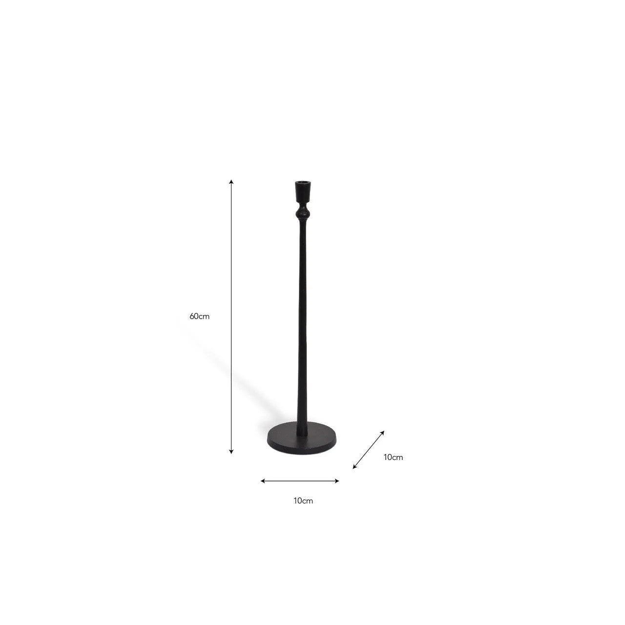 WESTCOTT CANDLE STICK  BLACK 3 Sizes